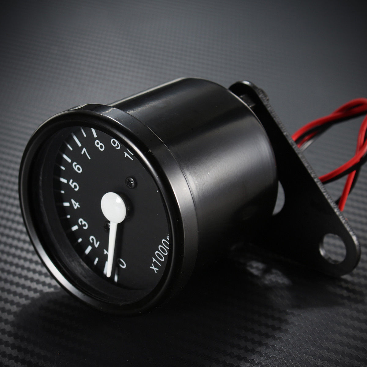 Sort gauge omdrejningstæller motorcykel motor udskiftning monteret tilbehør 65mm digitalt tilbehør elektronisk 1pc instrument
