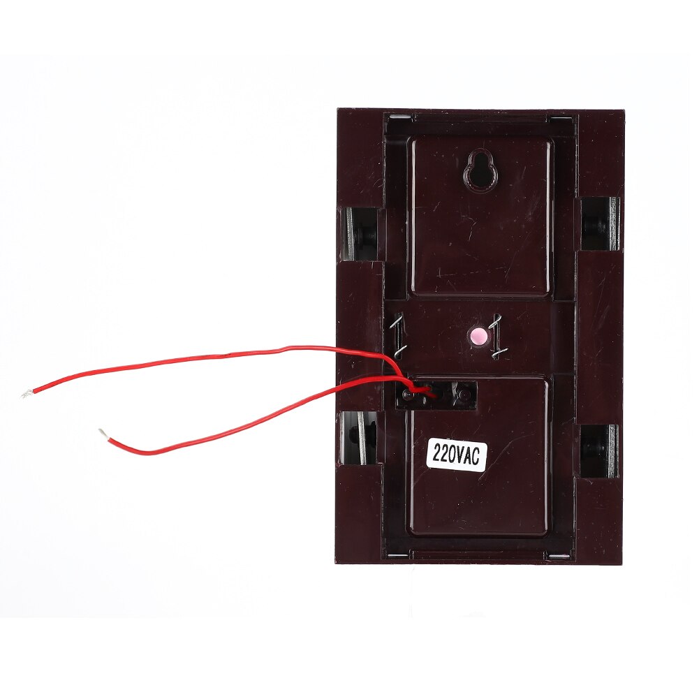 Vægmonteret kablet dørklokke premium flammehæmmende abs shell mekanisk dørklokke kan bruges med de fleste dørklokkeomskiftere