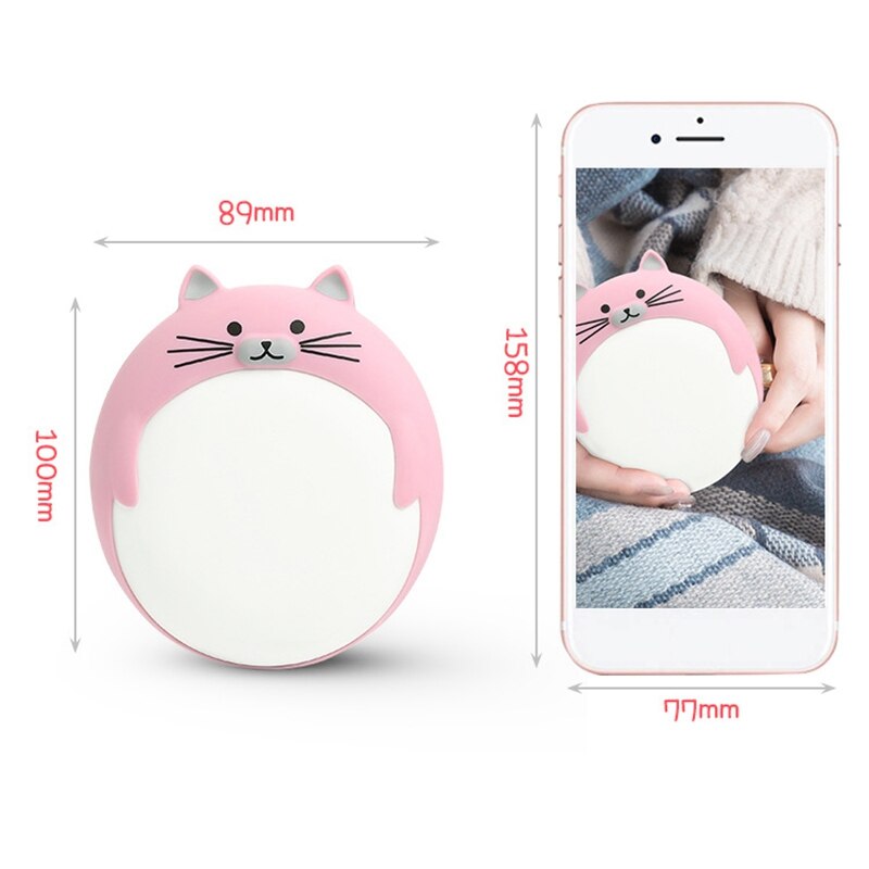 5200 mah 5v usb ladattava led-sähköinen kädenlämmitin kätevä matkakäyttöön pitkäikäinen minitaskulämmitin kodin lämmitystuote