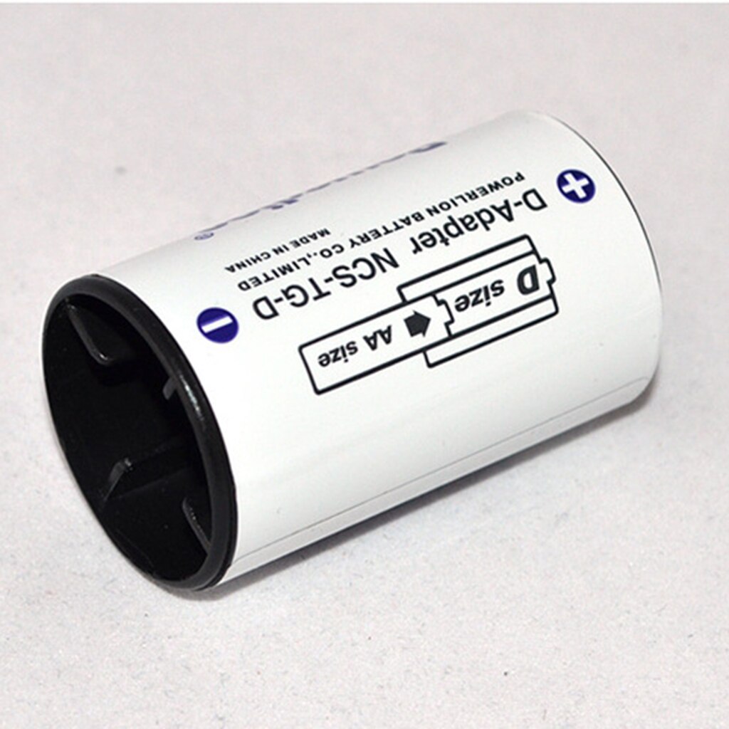 Aa till storlek d batteriadaptrar omvandlare fall switcher plast parallell