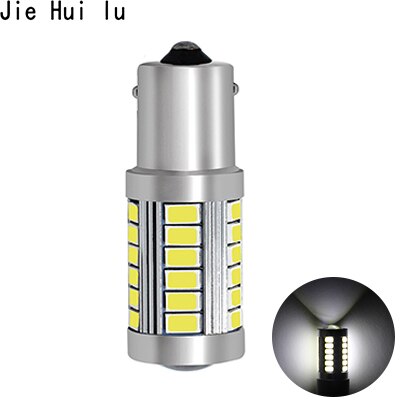 1156 1157 P21/5 W BAY15D Super lumineux 33 SMD 5630 5730 frein à LED feux antibrouillard 21/5w voiture feux diurnes arrêt ampoules 12V: 1156 White