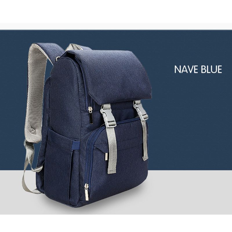 Baby Diaper Backback Large Capacity Mummy Nappy Bag Multifunctional Daypack with USB Charging Port Changing Pad Stroller