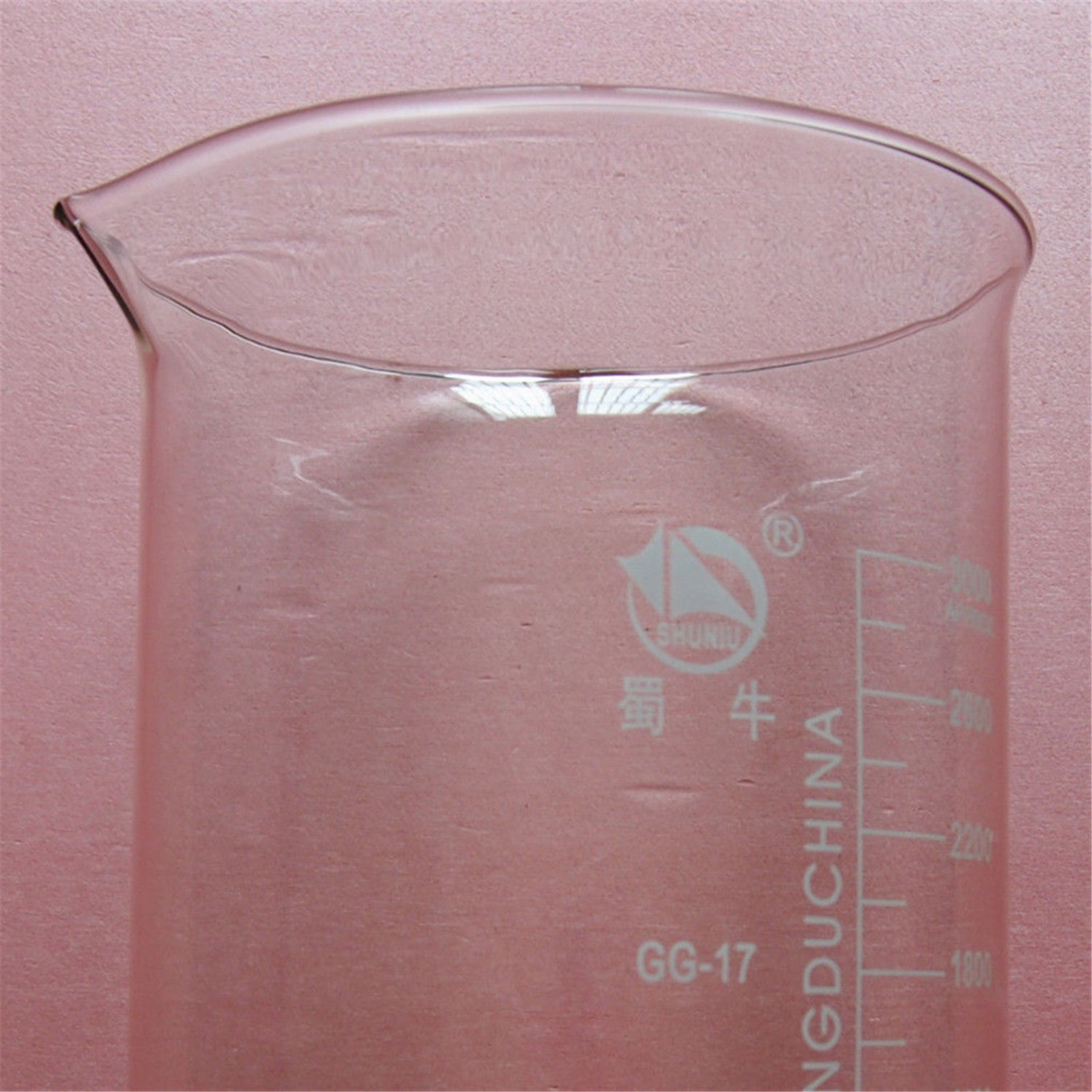 3000mL Glass Beaker,3 Litre,Low Form,Good ,Lab Borosilicate Glassware