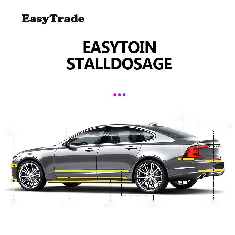 For Toyota RAV4 Accessories Car Styling Nano Transparent Door Sill Protector Goods Nano Sticker Accessories