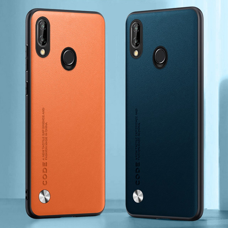Funda de cuero PU de lujo para Huawei Nova 3 3i Nova3 i, funda trasera de silicona mate, funda de teléfono de protección completa para Huawei P Smart Plus