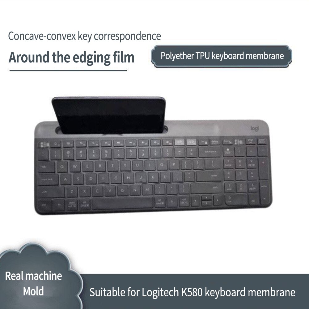 Keyboard Cover For Logitech K580 Keyboard Case Protector Laptop Tablet Protective Film for Logitech K580 Skin Soft gel tpu Cover