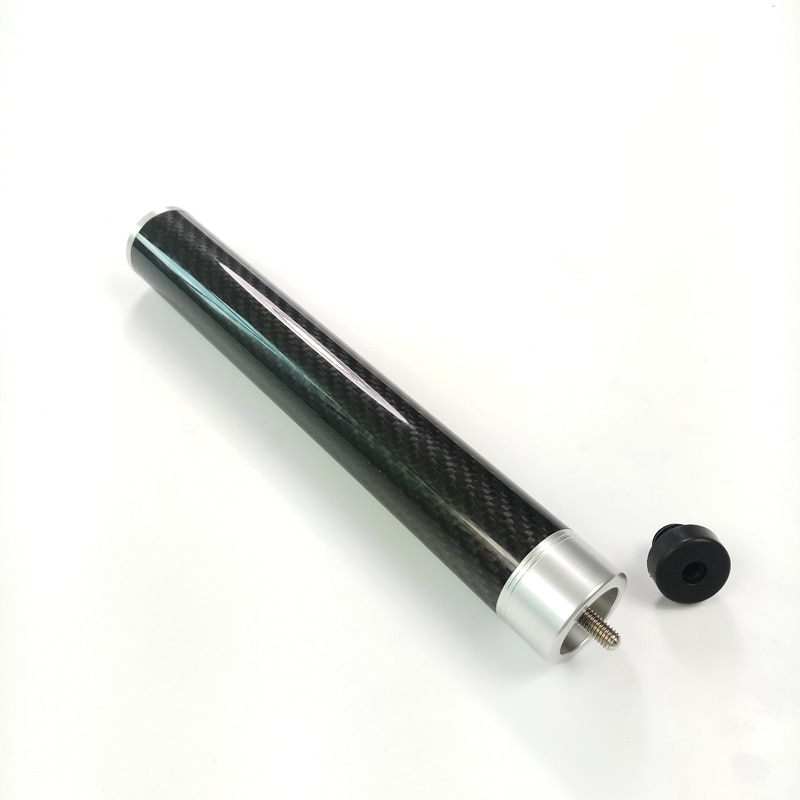 9Inch Carbon Met Aluminium Biljart Pool Cue Extension Voor Mezz Pro Cue Verlengen Biljart Accessoires