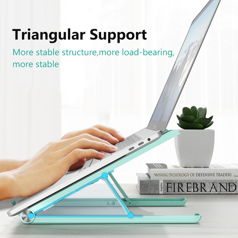 Portable Laptop Stand Adjustable Foldable Support iPad Notebook Stand For Macbook Pro Computer Laptop Holder Cooling Base Riser