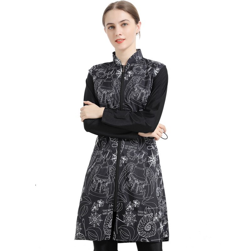 ihvan online Islamitische gebedsjurk met lange mouwen, islamitische gebedsjurk, hijab voor kinderen, meisjes Abaya, islamitische geschenken, Lila, 8-12 Years