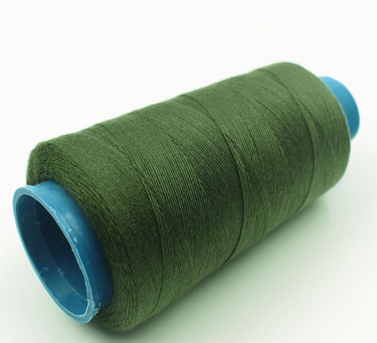 20s/3 Polyester Three Thick Sewing Thread Jeans Thread Hand Stitching Canvas Coarse Cloth Denim Thread Sewing Machine Thread: Military green