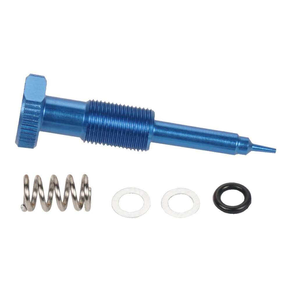 CNC Motorrad Vergaser Luft Stellschraube Leerlauf Mischung Kraftstoff Verhältnis Schraube Für Suzuki DRZ400S DRZ400SM DRZ 400 S SM 2000-2022: Blau