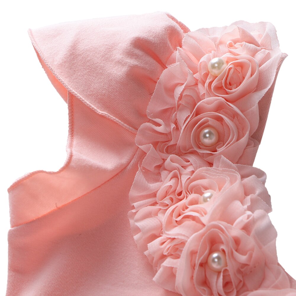 Flickor dans band gymnastik trikå klänning dans trikå kortärmad blommor gym jumpsuit barn danskläder