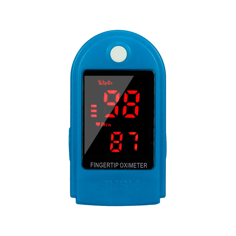 Blood Oxygen Monitor Pulsoxymeter Zuurstofverzadiging Monitor Oximeter Hartslagmeter Zonder Batterij