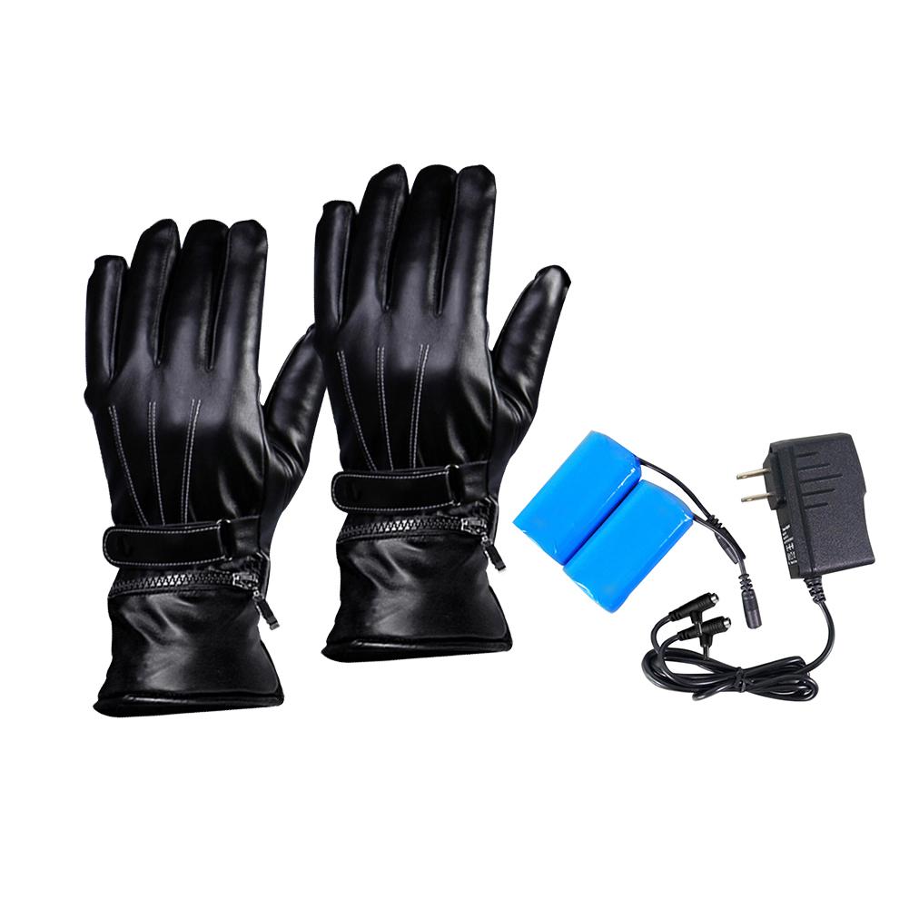 Touch Screen Verwarmde Handschoenen Usb Opladen Outdoor Verwarmde Handschoenen Met Onafhankelijke Verwarming Chip Voor Fietsen Klimmen: Male standard 29cm