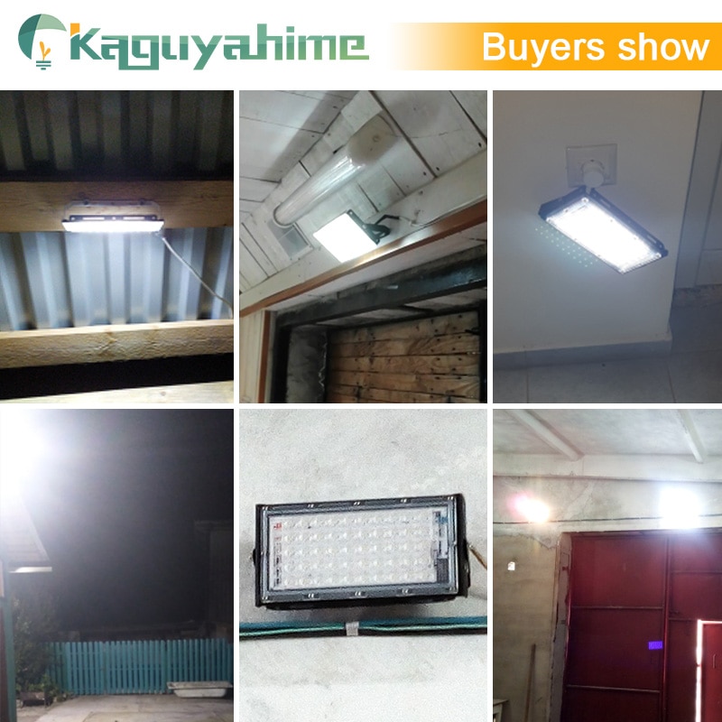 Kaguyahime LED Schijnwerper 50W 10W 220V 240V Reflector Licht Straat Lamp Waterdicht IP65 Outdoor Overstroming Licht tuin LED Spotlight