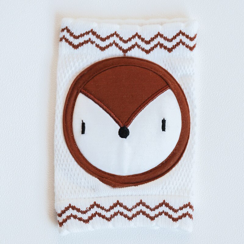 BalleenShiny niemowlę siatka ochraniacze na kolana robić indeksowania śliczny maluch kreskówka zwierzęta nauka pieszy noga ochraniacz dla chłopców i dziewcząt: głęboki kawa fox