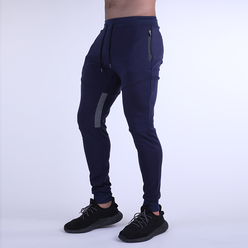 2022 neue Frühjahr Fitnessstudio Sport Hosen Herren Jogger Patchwork Fitness Bodybuilding Herren Lauf Hosen Läufer Kleidung Jogginghose