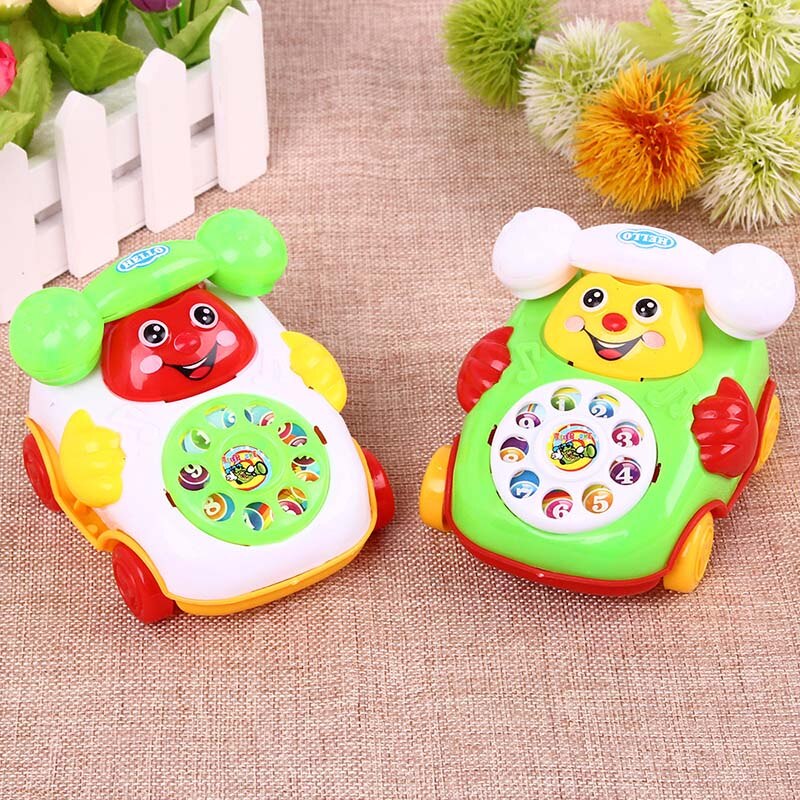 Kinderen Geluid Speelgoed Pull Lijn Muziek Auto Telefoon Educatief Intelligentie Developmental Speelgoed Kids