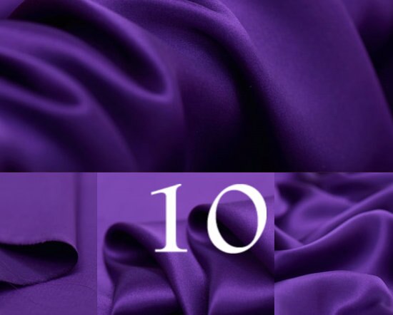 16 momme multicolor ren silke satin stof charmeuse silke stof: 10 voilet