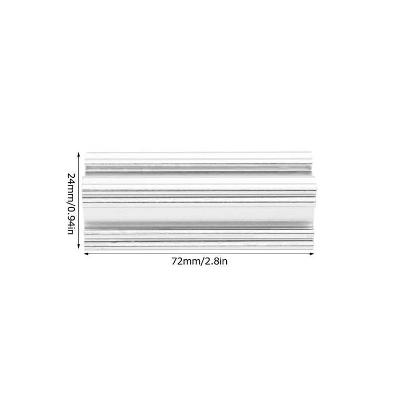 Extrusion Linear T-Slot Rail Beam Aluminum Industrial Supplies 24mm Length 43/48/72/96/144/216/240mm: 72mm