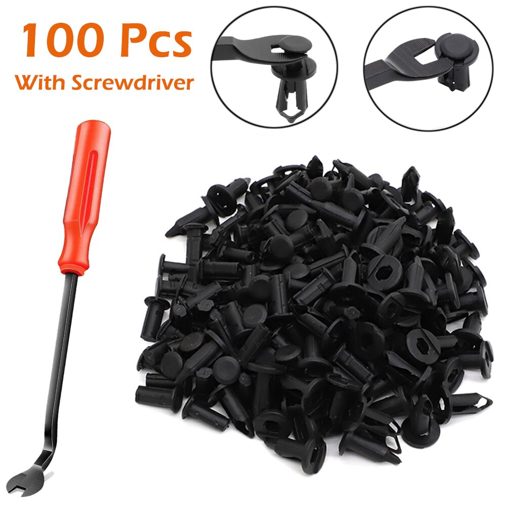 100Pcs Atv Utv Plastic Fender Clips Body Klinknagels Met Fastener Eliminator Voor Polaris Predator Rangers Rzr Scrambler Sportsman