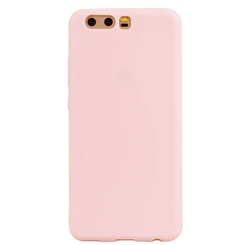 For Huawei P10 Case Huawei P10 Case 5.1" Soft Tpu Back Cover Phone Case For Funda Huawei P10 P 10 VTR-L09 VTR-L29 Case Silicone: Pink