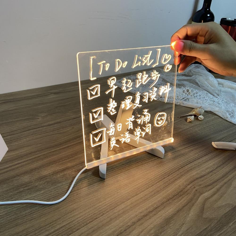 Notepad Board High Ins Acrylic Wordpad Board Reusable Memo Board