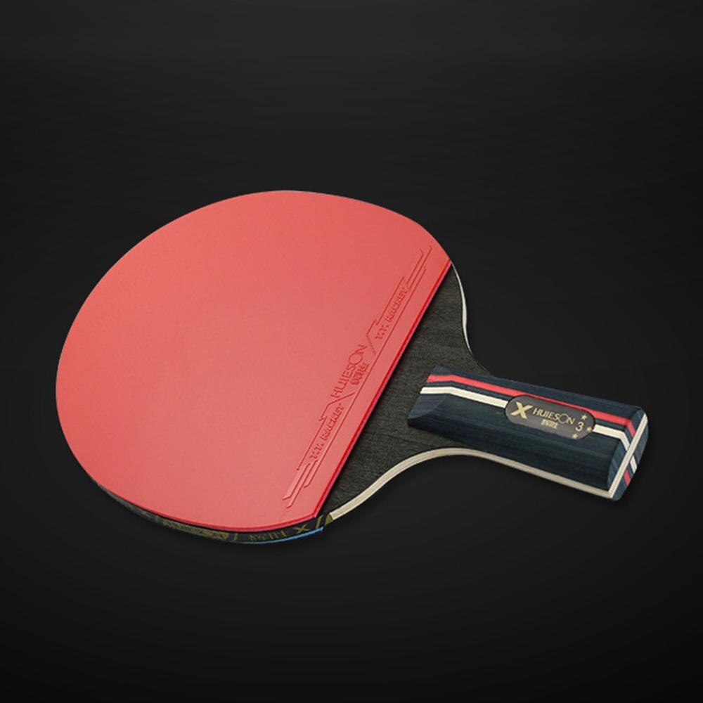 2Pcs Upgraded 5 Star Carbon Table Tennis Racket Set Lightweight Powerful Ping Pong Paddle Bat with Good Control