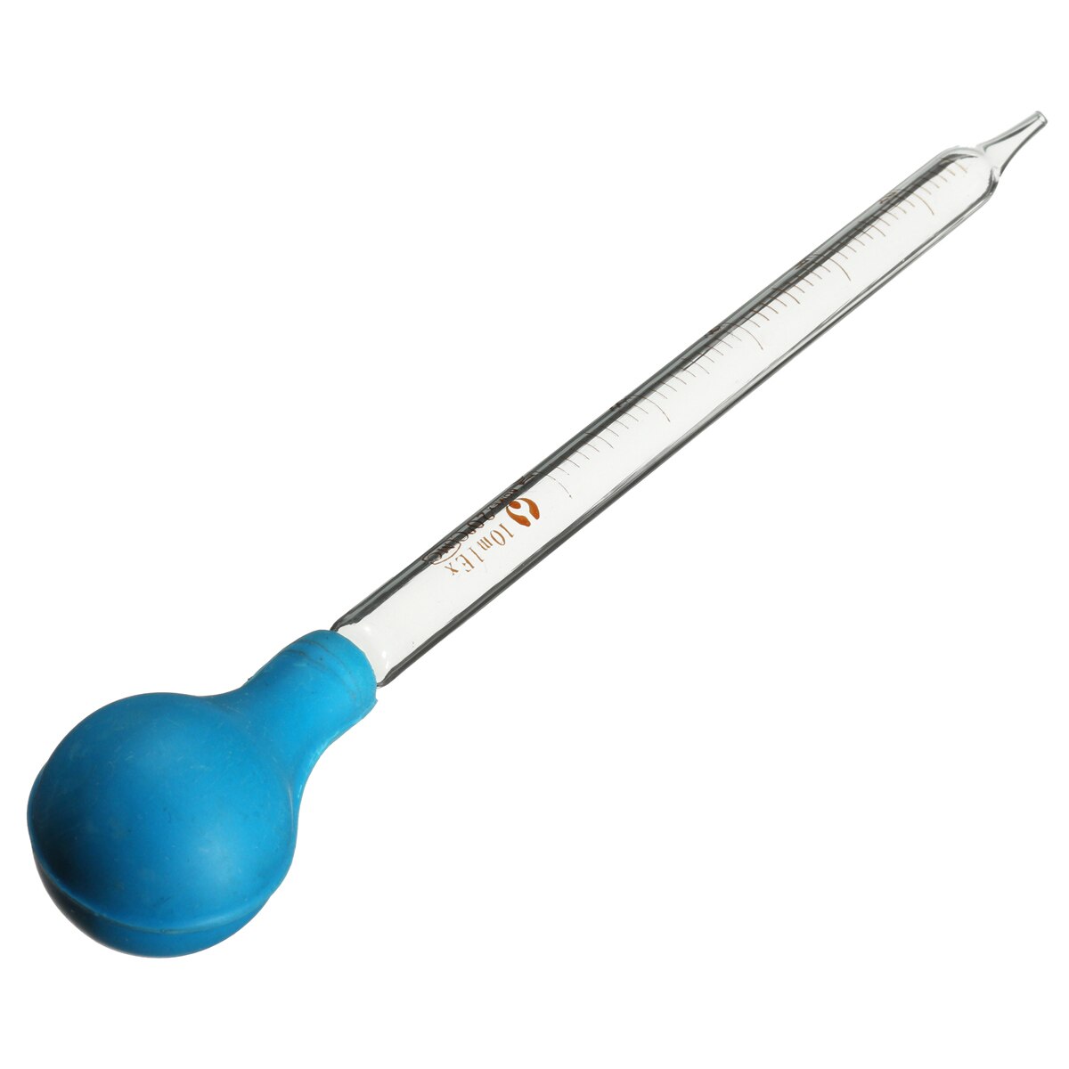 Kicute 1pc utmärkta gummihuvud glas 10ml glaspipetter droppare vätska vätska dropper skala labutrustning 20 x 1.2cm