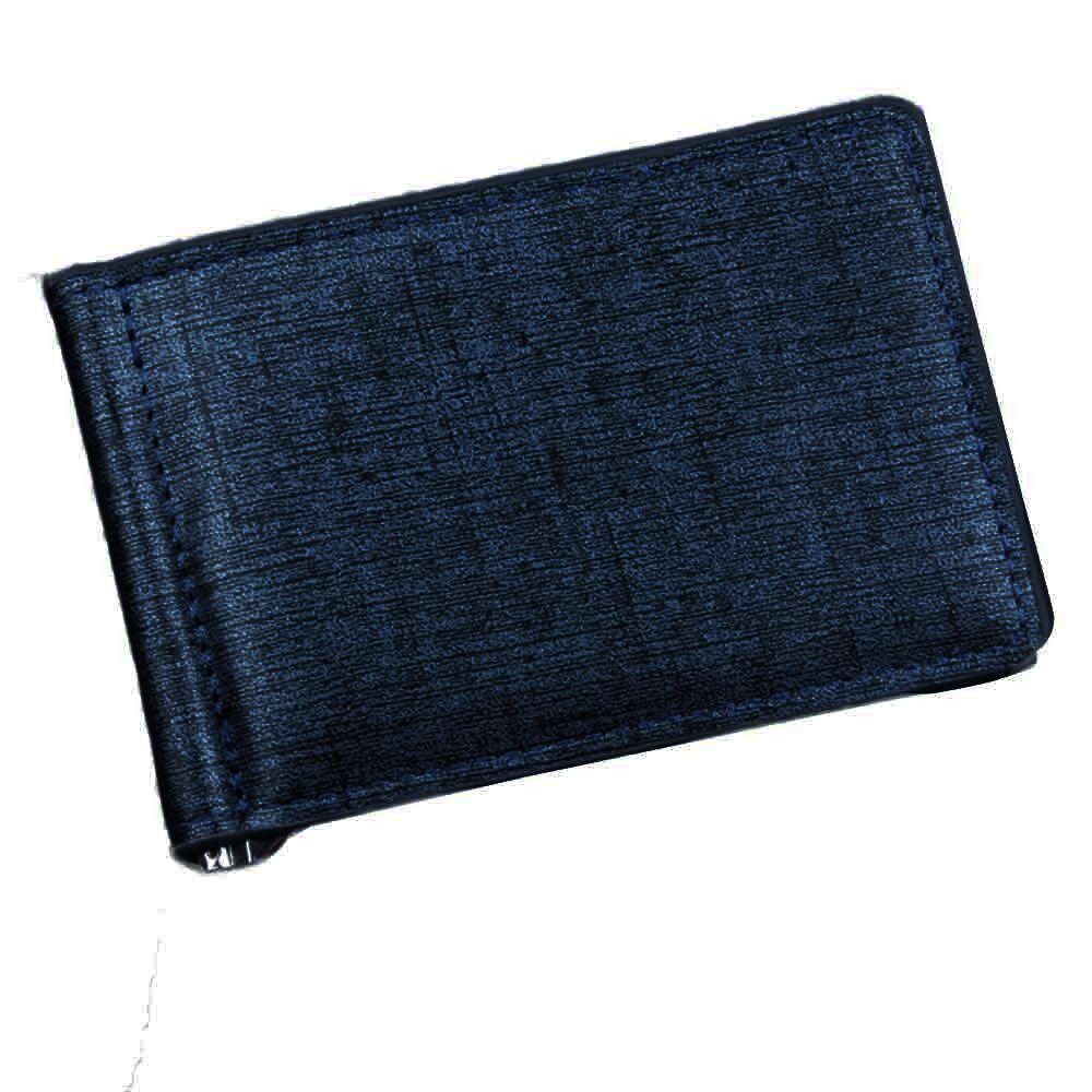 Portefeuille Simple pour hommes, porte-monnaie d'affaires, Portable, couleur Pure, changement de carte, # p30,: Bleu