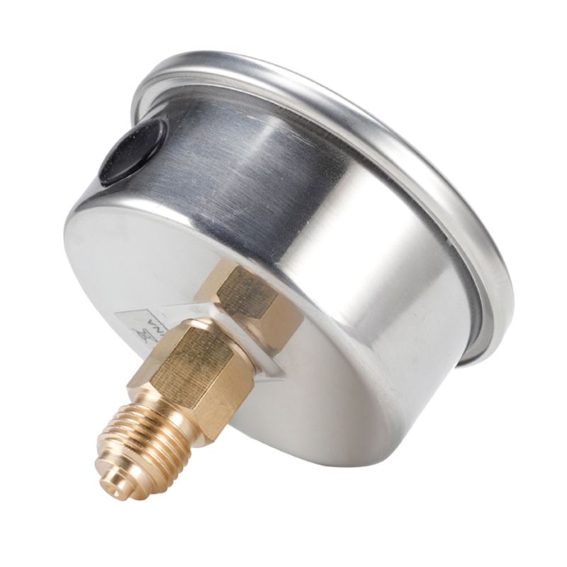 Manómetro de vacío de presión compuesto 1/4 BSP, lleno de glicerina de 68mm -1 ~ 0/1/2 Bar -30 * Hg + 0/15/30 PSI