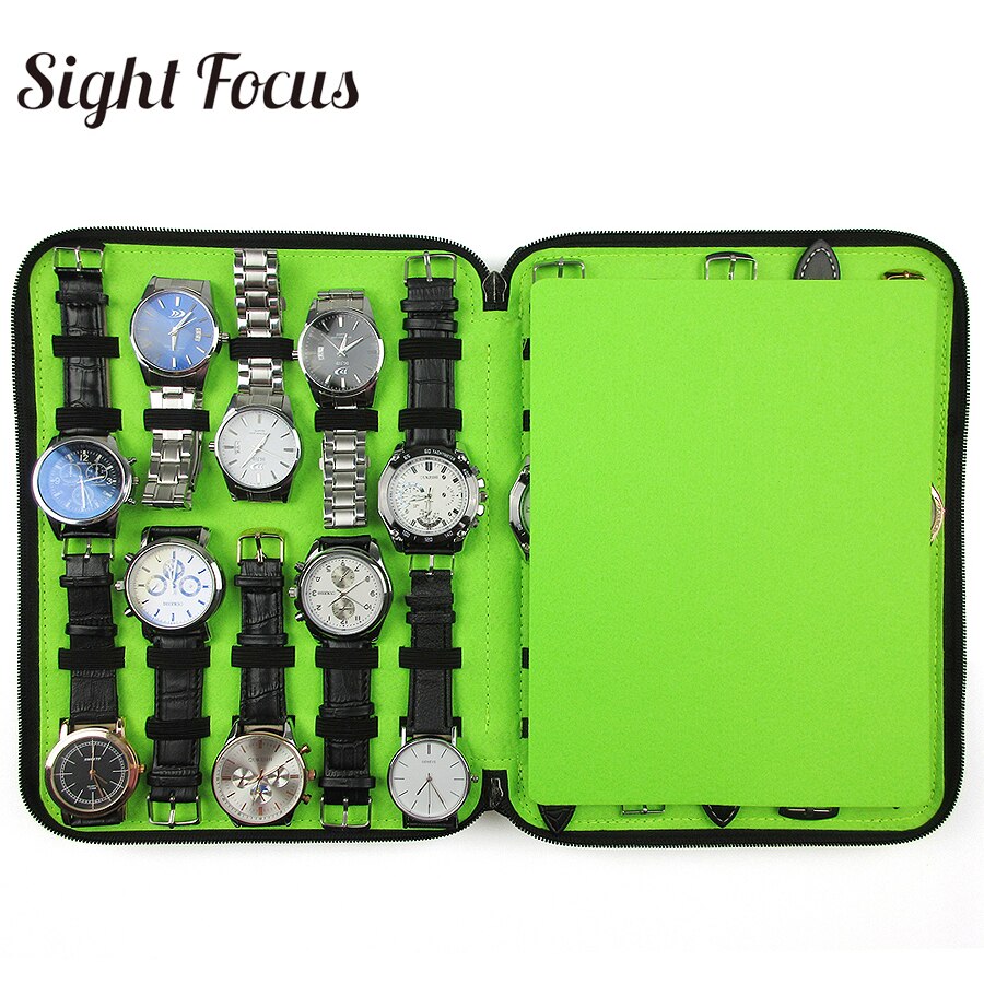 40 Slots Felt Watch Organizer Box Watchband Storage Case for Apple Watch Band Box Pouch Watch Strap Organizer Holder Bag Durable