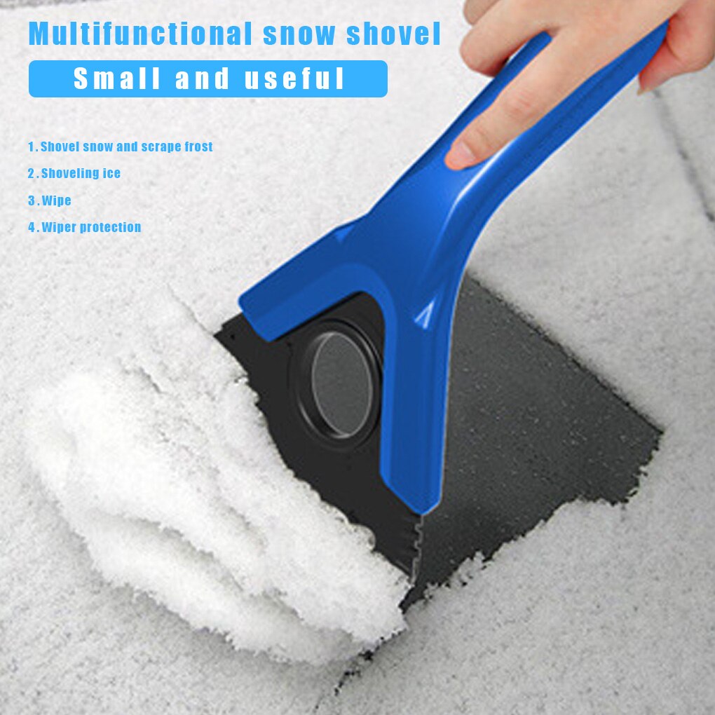 Gratte-neige universel pour pare-brise de voiture, outil de déneigement de glace détachable en plastique