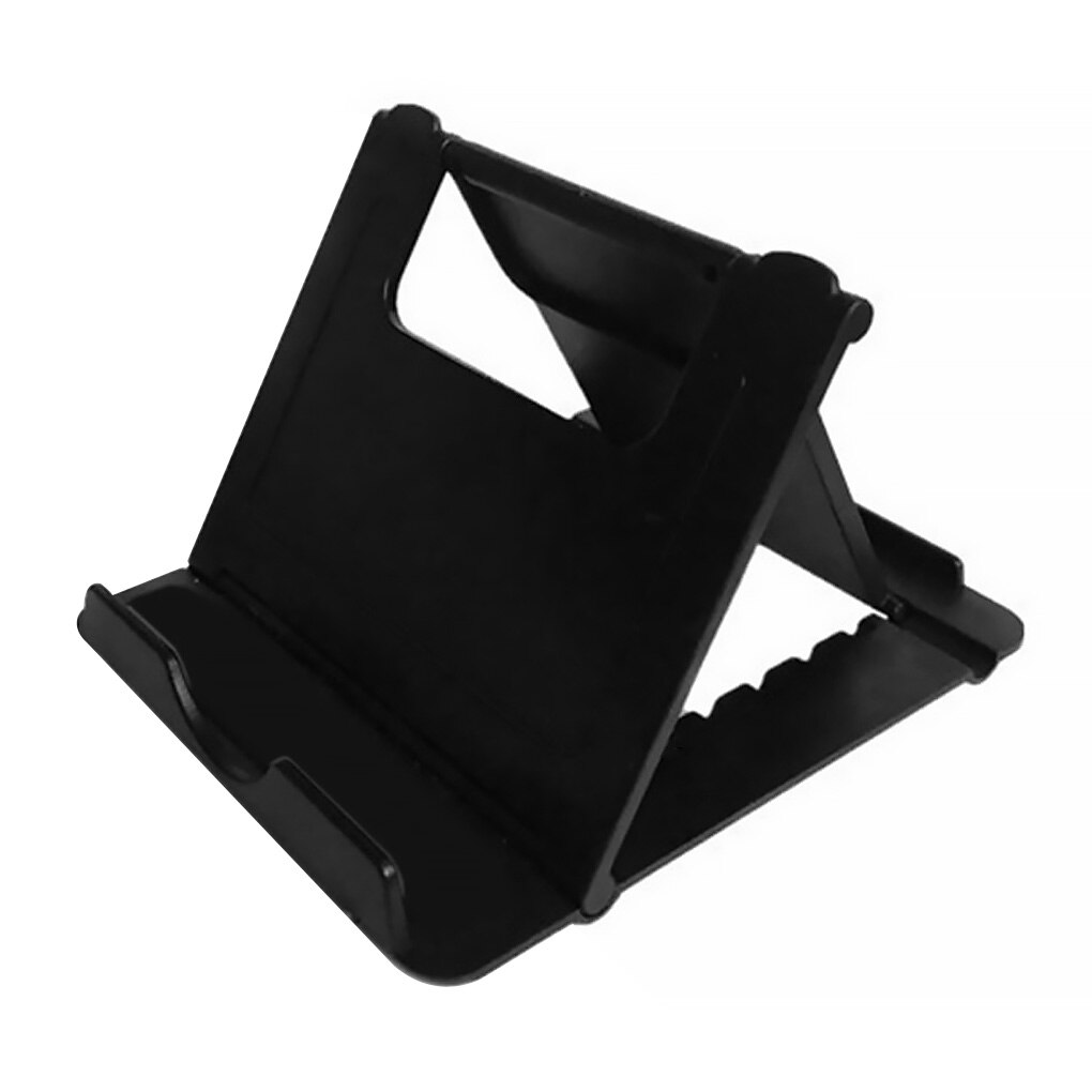 Mobile Phone Bracket Holder Multi-angle Adjustable Portable Phone Lazy Holder Mount Universal Foldable Tablet Desk Phone Stand: black / 2pcs