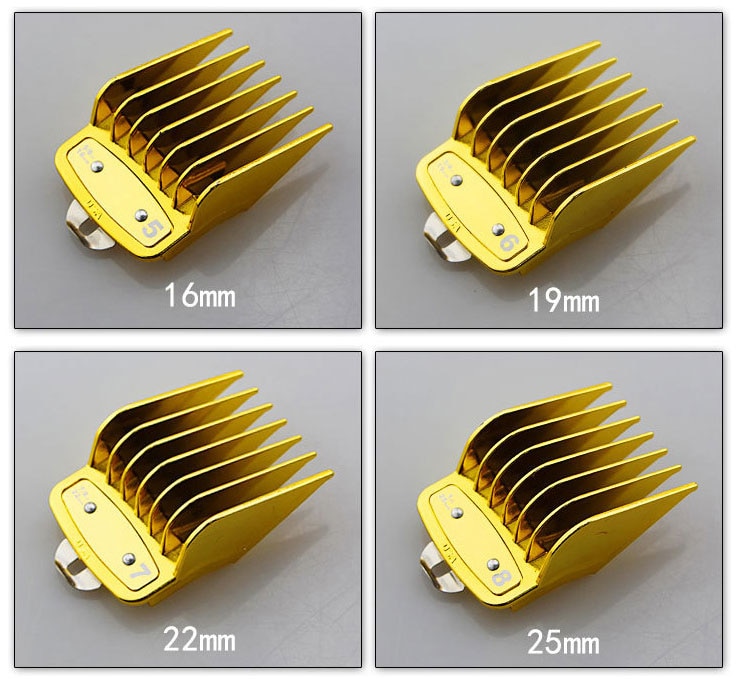 10pce Hair Clipper Limit Comb Guide Attachment Size Barber Replacement 3/6/10/13/16/19/22High /25/1.5/4.5mm