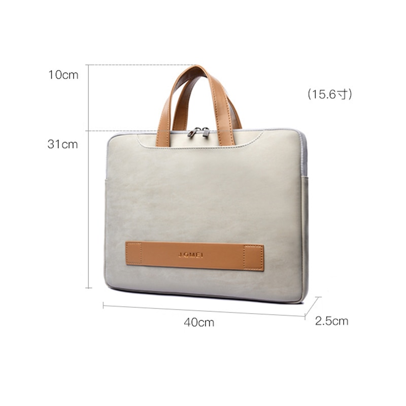 Bolso portátil ligero de cuero suave para portátil para mujer, maletín de 15,6 pulgadas para ordenador portátil, bolso de mano para mujer, bolso para Notebook, negocios