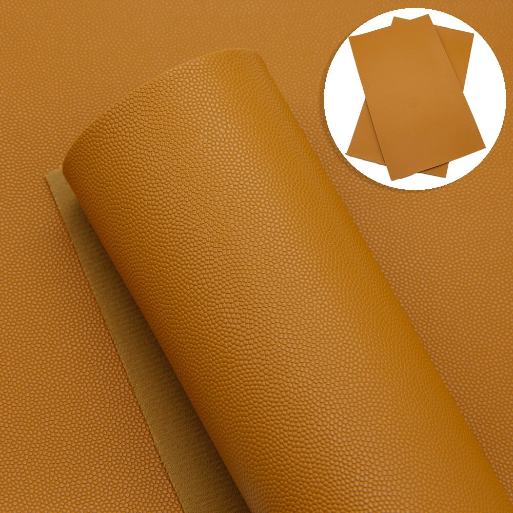 20*34cm ensfarvet syntetisk læder med basketball korn, håndlavede materialer til fremstilling af håndtaske ,1 yc 8106: 1095220008