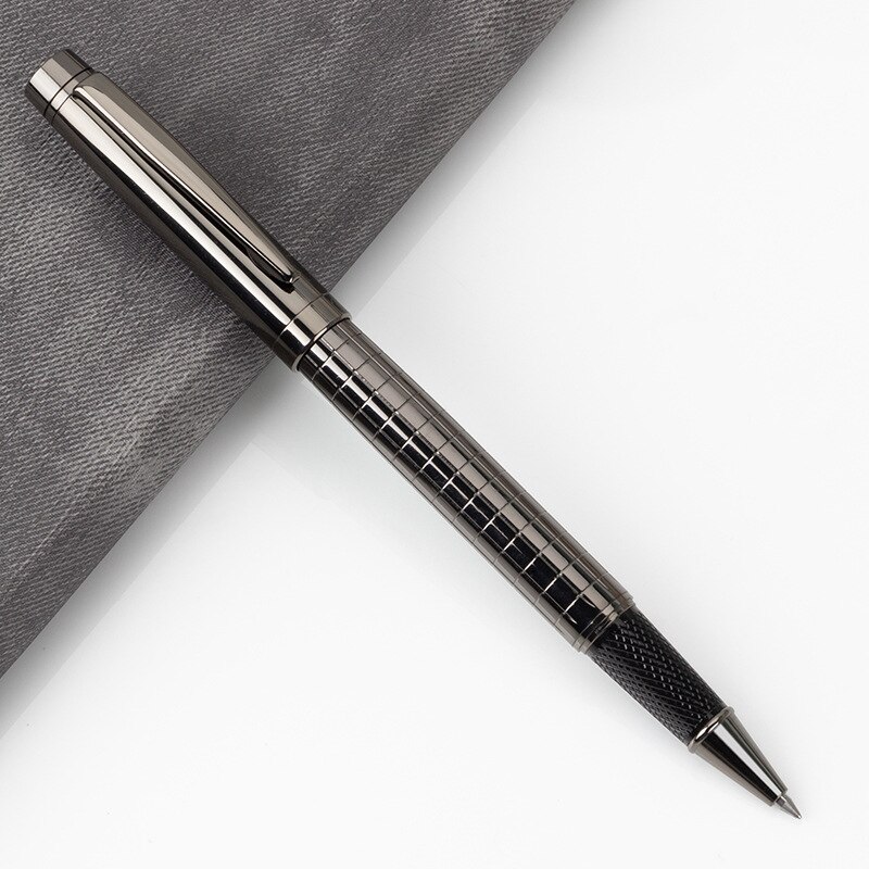 Stylos à bille en métal de luxe, stylo à bille pour Signature scolaire et de bureau, fournitures de papeterie pour étudiants