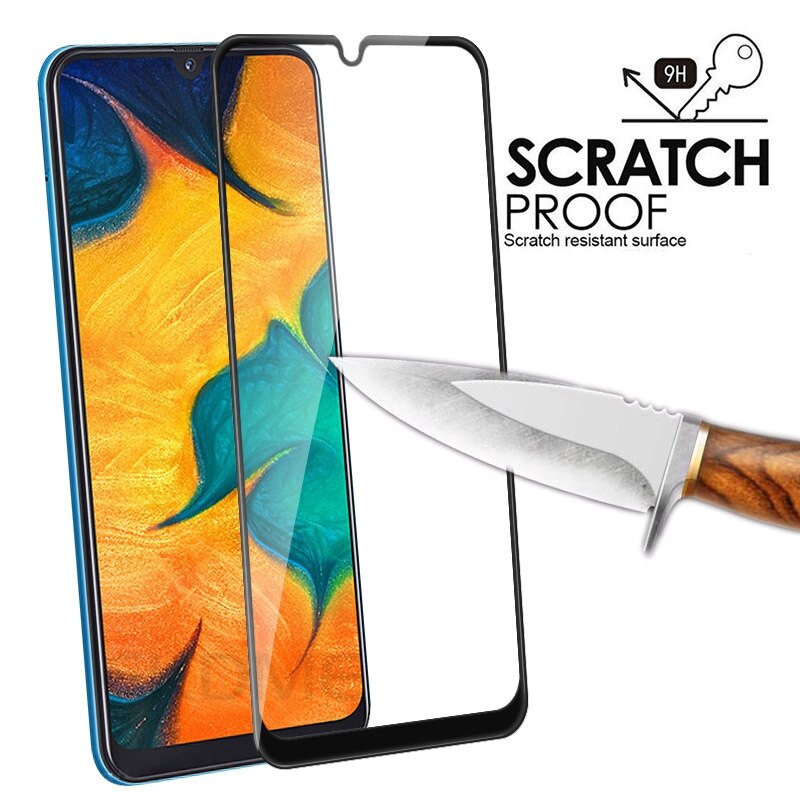 9D Glass For Samsung Galaxy A50 A20 A10 A40 A 30 S A30S A51 3D Tempered Glass on Samsun A 50 A 51 Safety Pelicula De Vidro Films