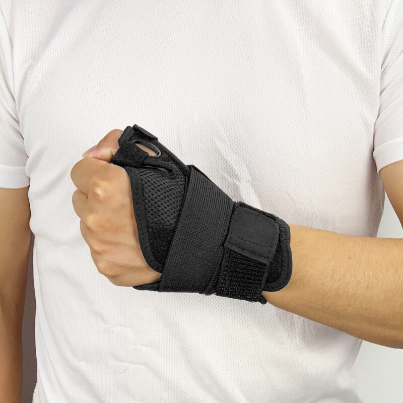 1pc Elastic Bandage Hand Sport Wristband Wrap Wrist Support Thumb Sprain Fracture Brace Splint Gym Support Wrist Brace