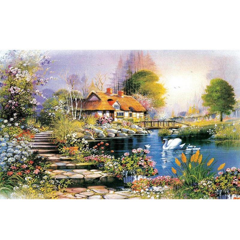 Jigsaw Puzzle 1000 Pezzi di Montaggio Foto di Paesaggio di Giocattoli Educativi per Adulti Alleviare Lo Stress Giochi Per Bambini Regalo Dei Bambini: 40