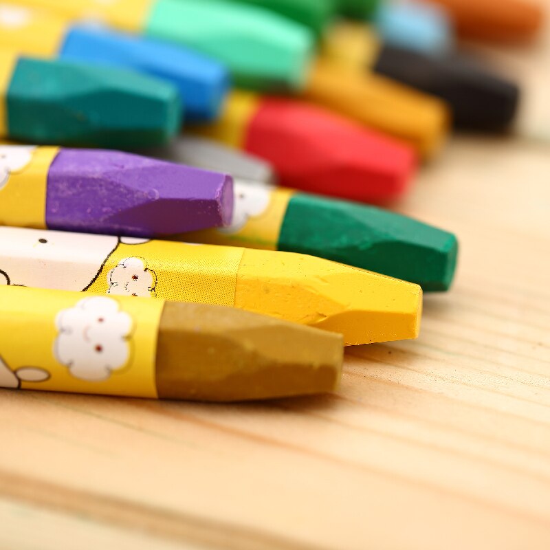 , lápiz Deli stick 18/24/36, pintura al óleo en colores Pastel, crayones, suministros de pintura, ceras para niños, estudiantes de Bellas Artes