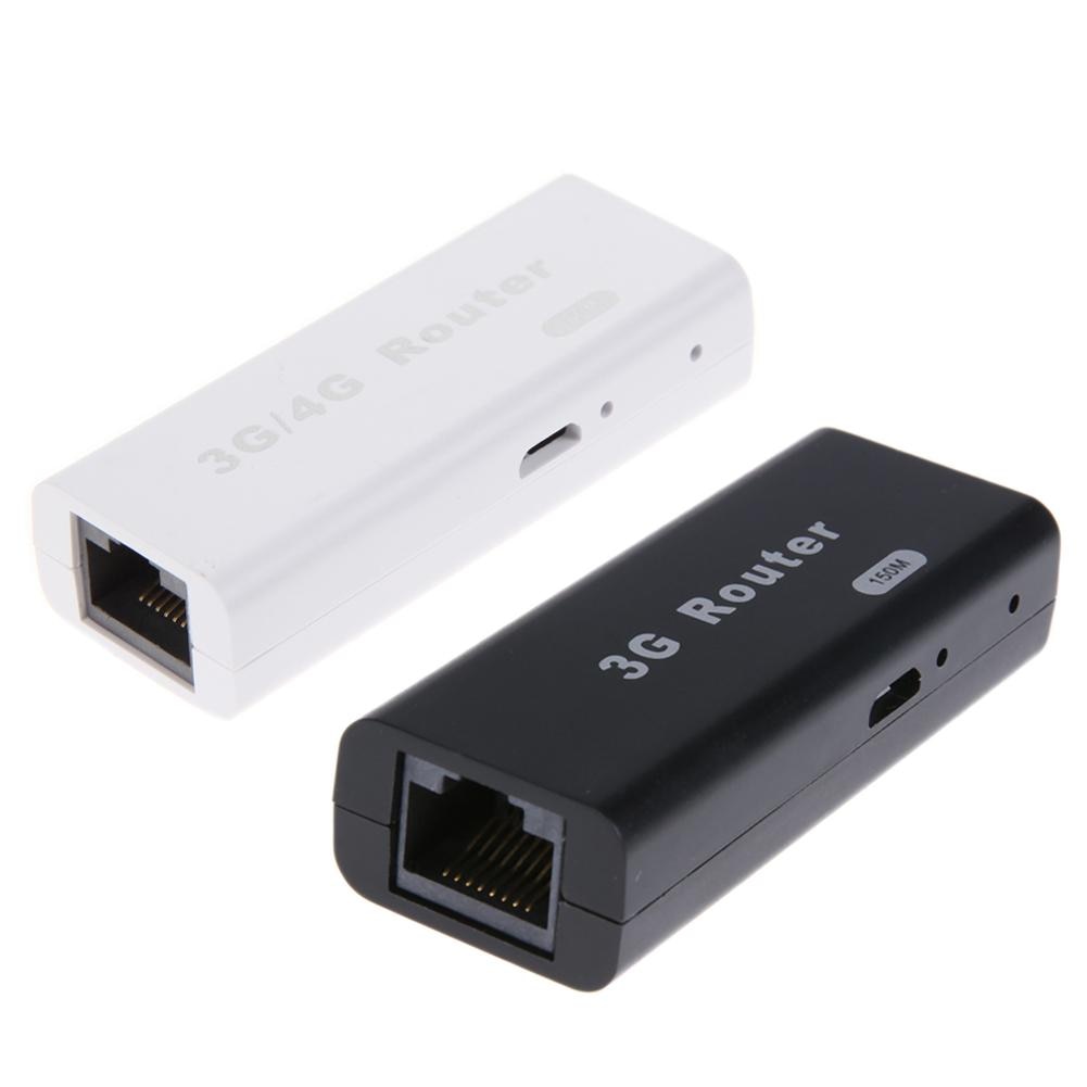 Mini routeur WiFi 3G Portable Wlan 150Mbps RJ45 USB, adaptateur sans fil pour Modems HSDPA/HSUPA/HSPA + USB 3G