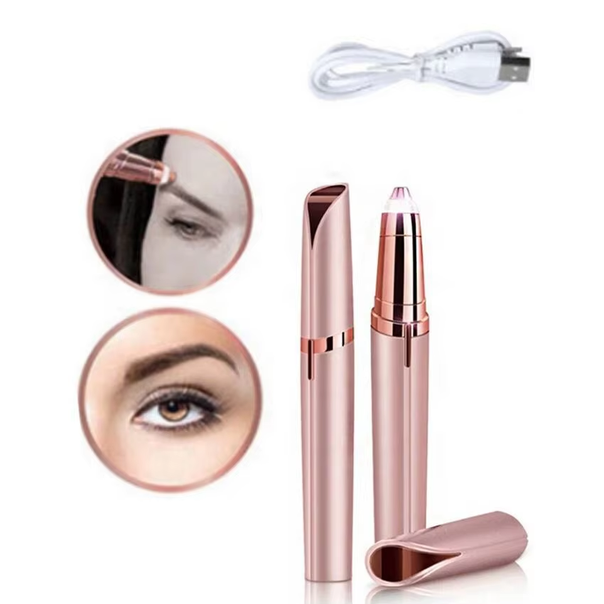 Tondeuse à sourcils électrique stylo outil homme femme propre dames rasoir automatique rasoir épilateur beauté épilation tondeuse