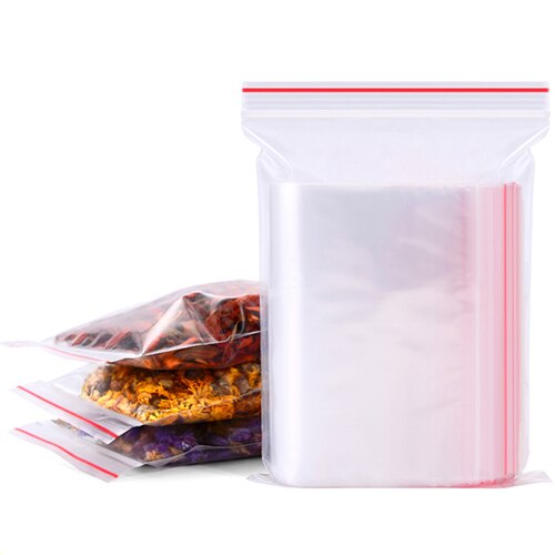 100-500 st zip lock ziplock-påsar klar matförvaringspaket liten smyckeförpackning återförslutbar vakuumförvaringspåse tjock färsk påse: 4cm x 6cm 500 st