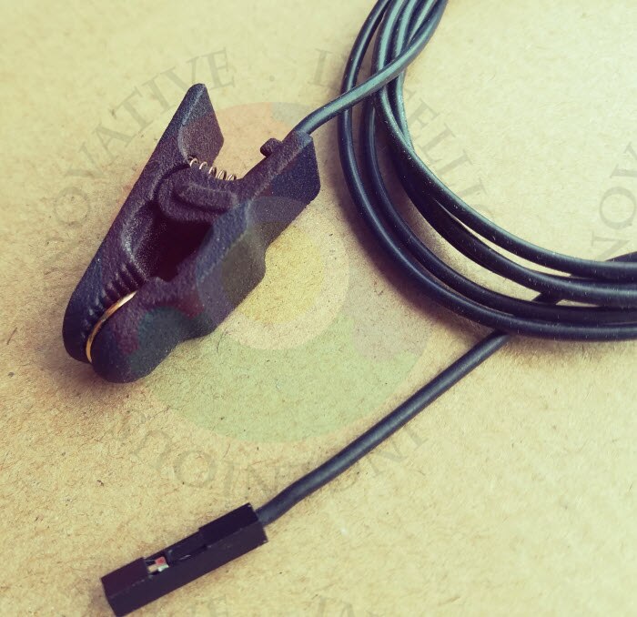 EEG Brain Electric Ear Clip Electrode, Gold-plated Ear Clip Electrode, for OpenBCI/TGAM/NeuroSky, Etc.