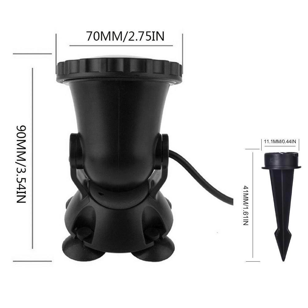 LED Lighting Spotlight Pond Light Underwater RGB Landscape Spotlights Fish Tank Swimming Pool Fountain Yard Garden Lawn Light