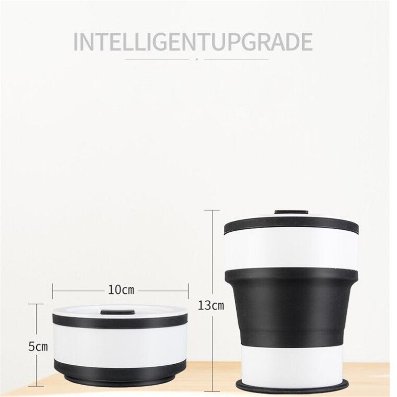 550ML Portatile Pieghevole in silicone a prova di Perdite Tazza per Lo sport di Viaggio per Il fitness tutto'aperto con Coperchi di Viaggio