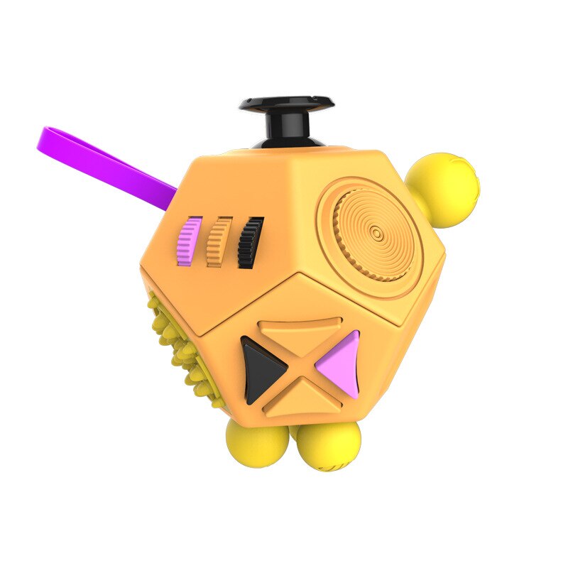 12-Side Fidget Speelgoed Verlicht Stress En Angst Anti Depressie Voor Kinderen En Volwassenen Met Autisme: c2