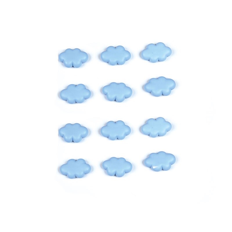 Pizarra magnética con forma de corazón/nube, adhesivo decorativo ABS, imán para nevera